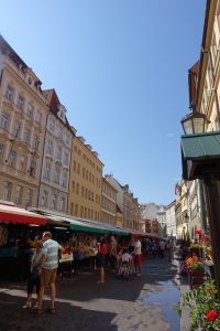 Havelska Market for gifts, fresh fruit and local spices.