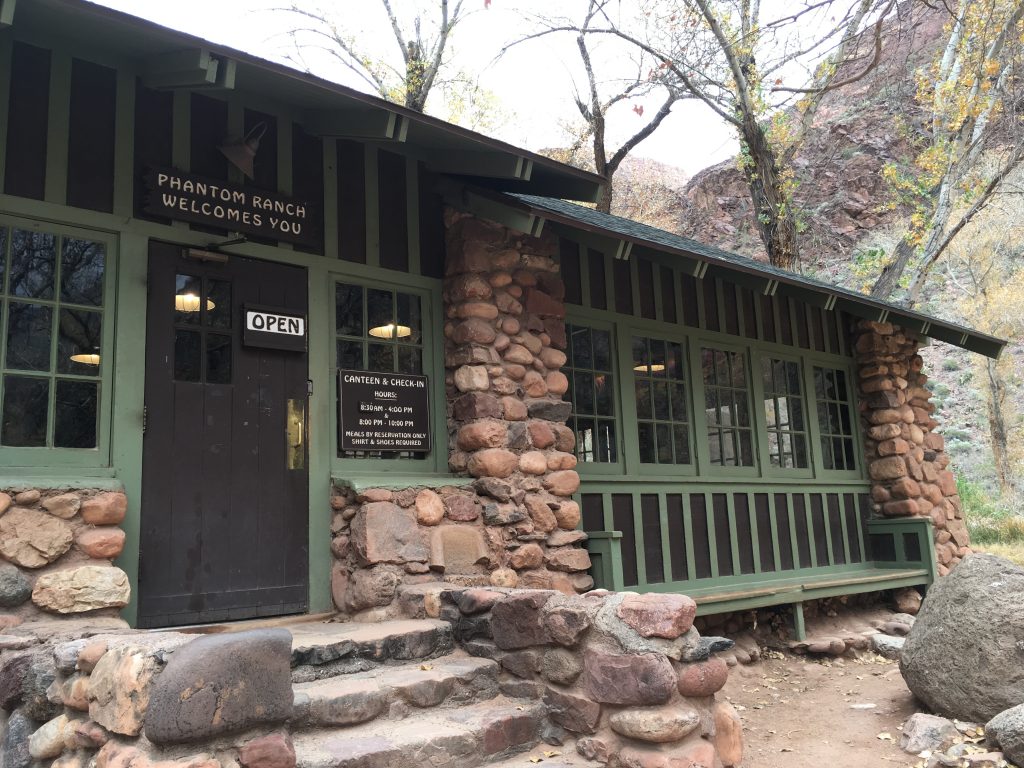 Phantom Ranch cantina, the site of much mayhem and bonding