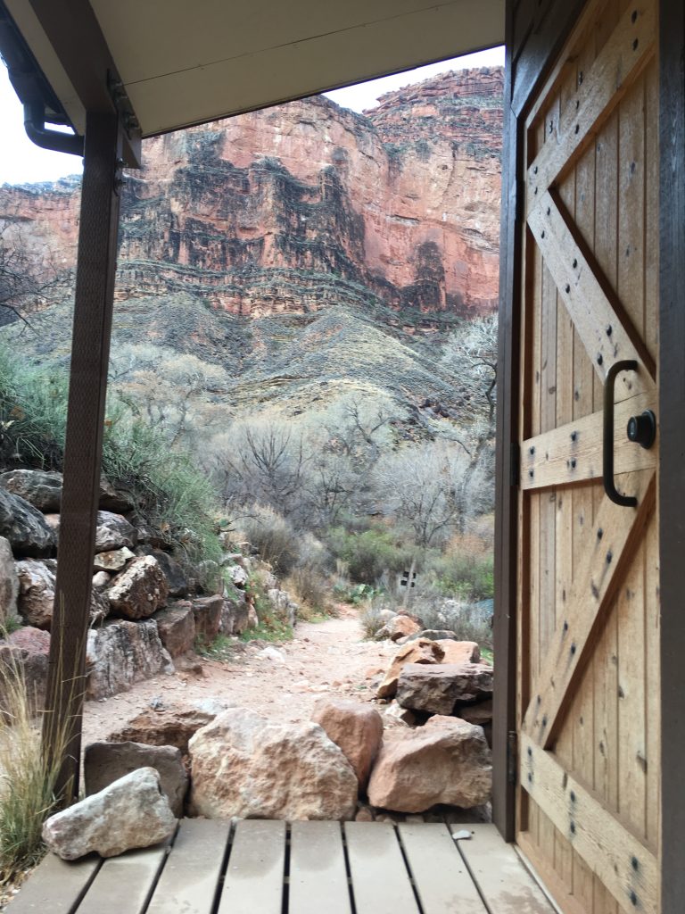 One Canyon secret.. this beautiful pic.. that's an outhouse 