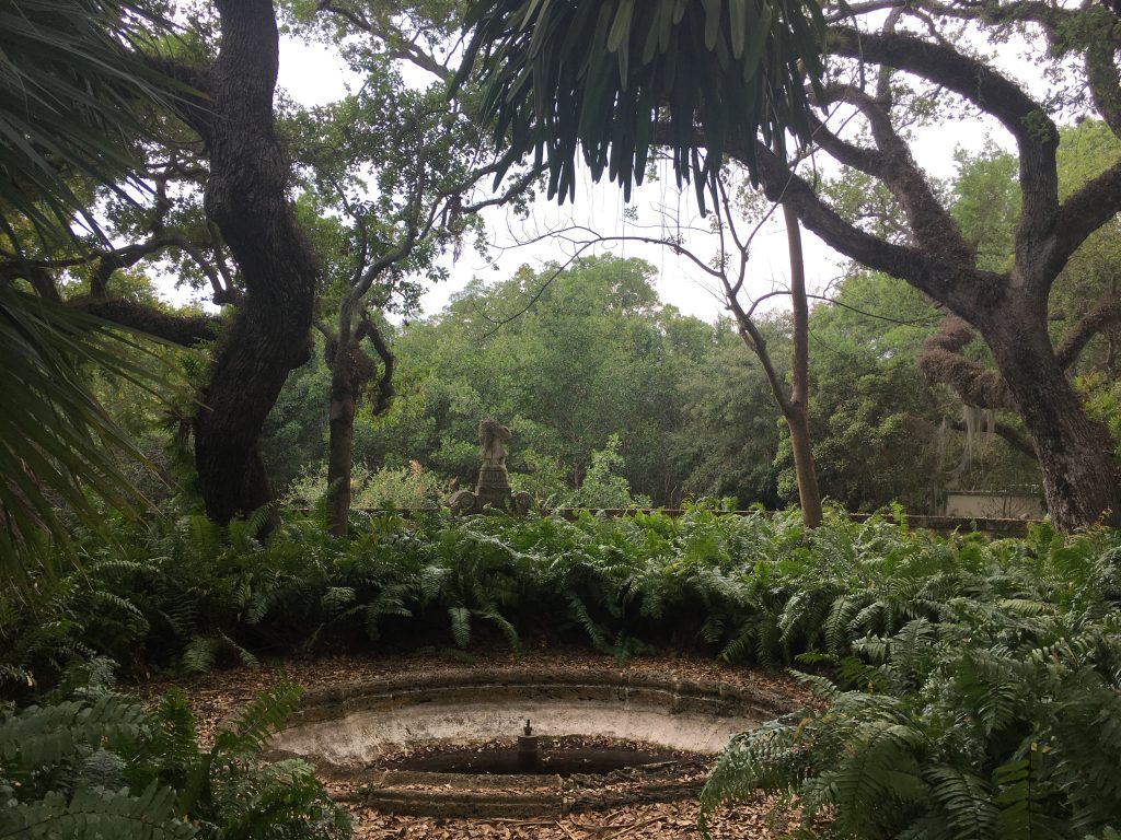 This sunken garden is one of many natural refuges on the property; A perfect oasis.