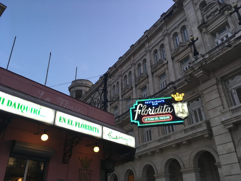 Hemingway's daiquiri joint, El Floridita