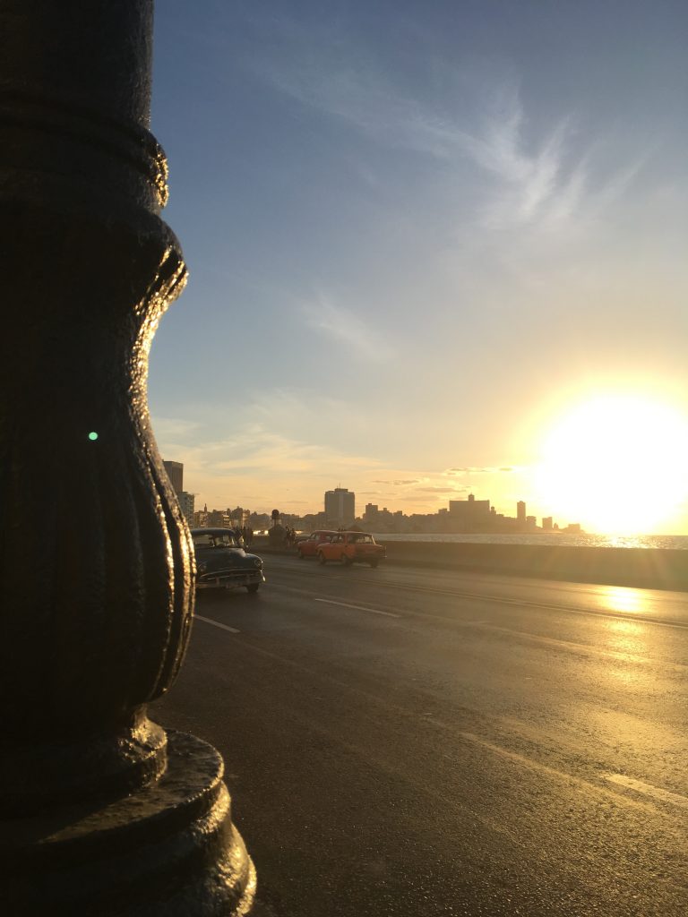 The Malecon at sunset