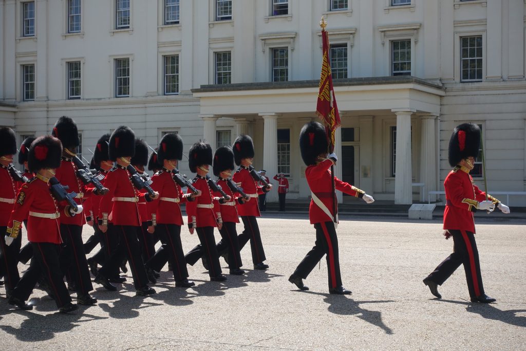 Guards on the move