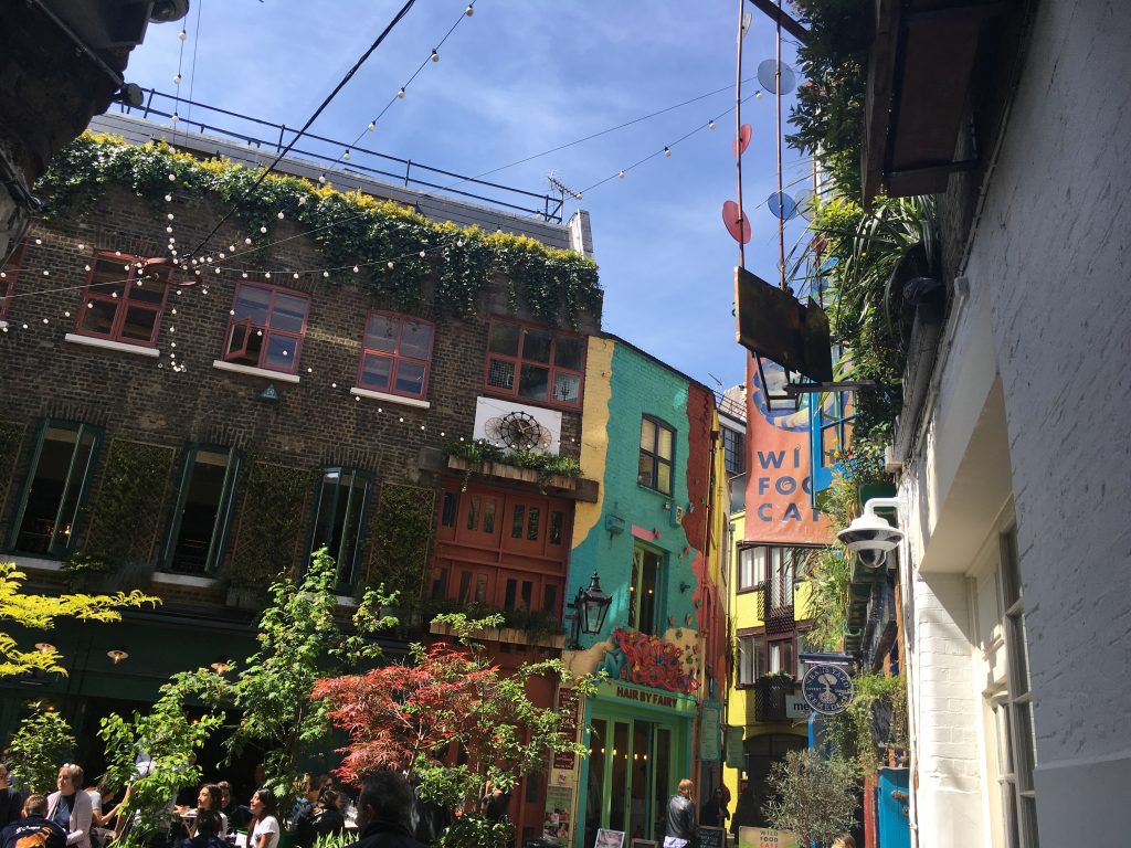 Neal's Yard in the adorable Covent Garden