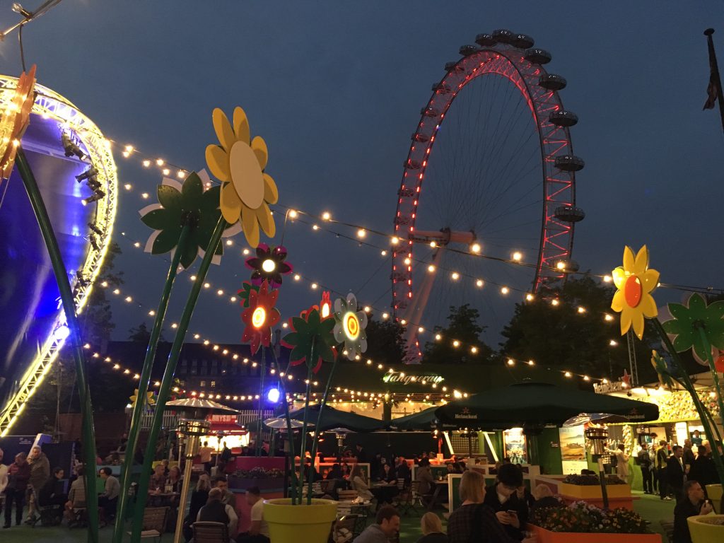 Inside the Underbelly, beneath the watchful London Eye