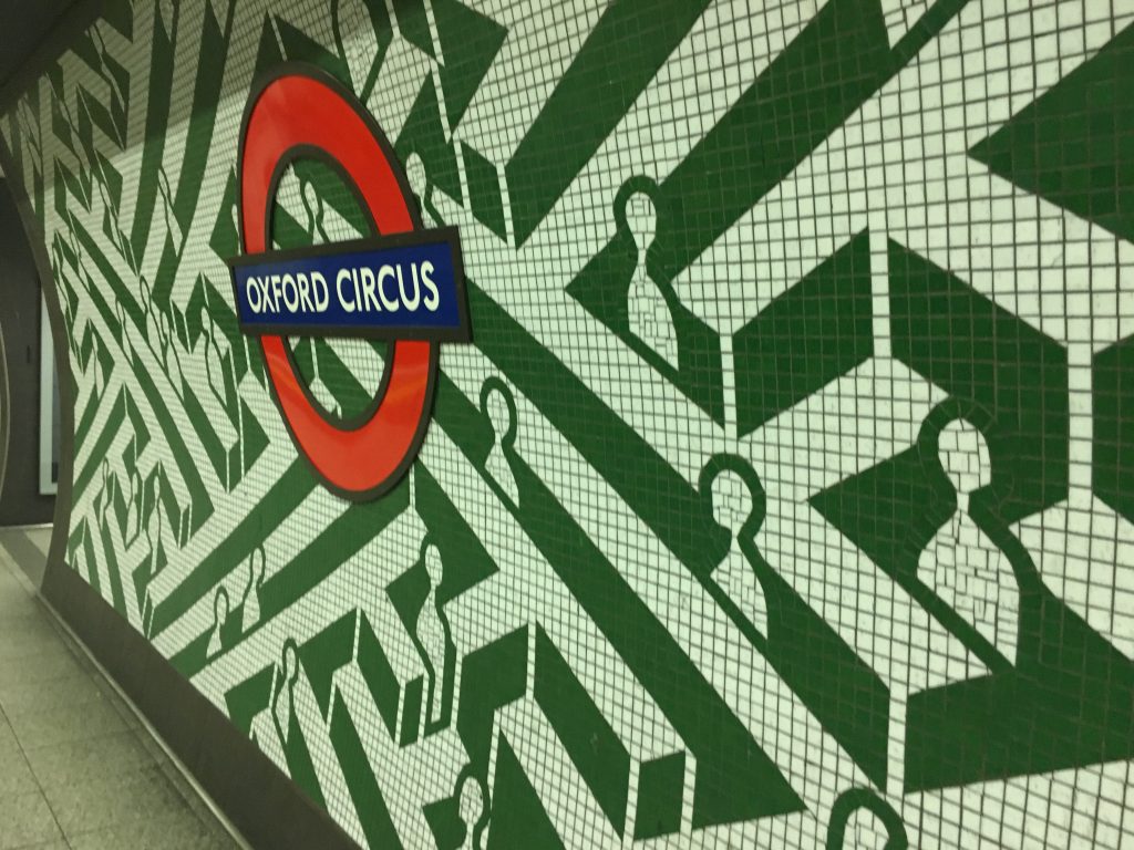 Oxford Circus wall art