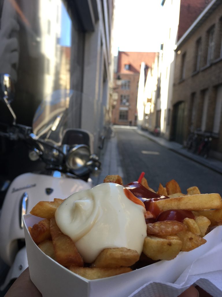 Fries and a Vespa