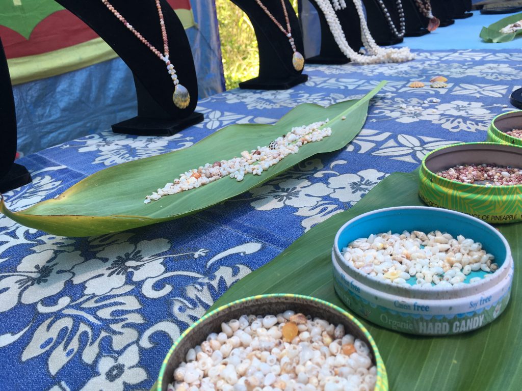 Post hike rare shell lessons from a native of the Forbidden Island, Niihau