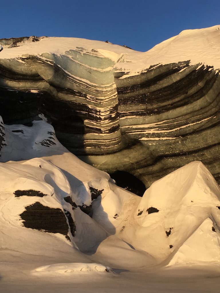 "New" 300+ yr old ice cave created by glacial melt