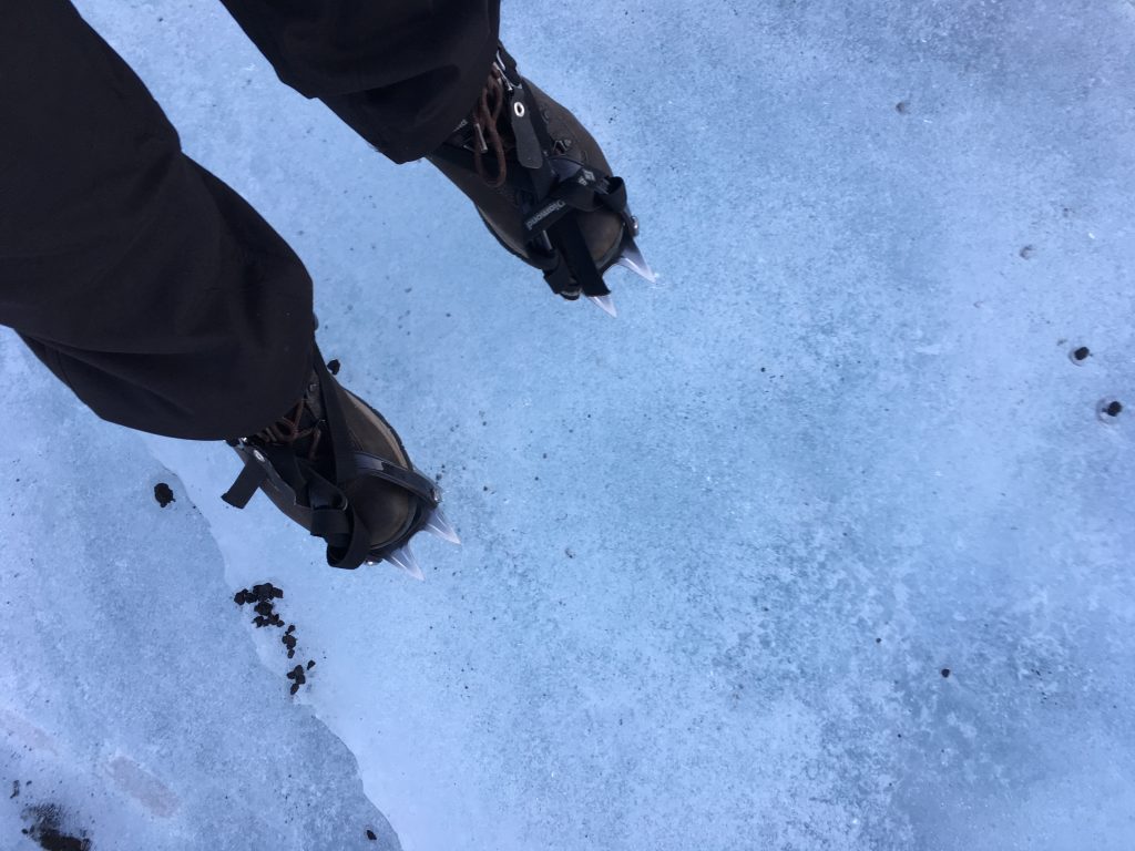 Crampons not optional