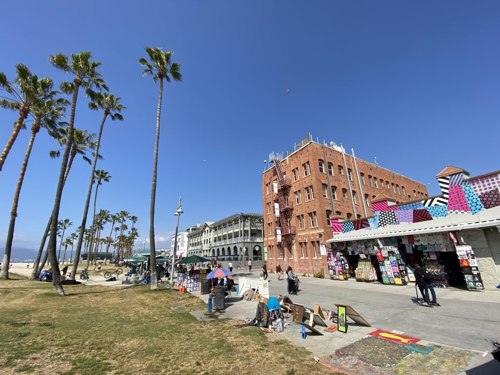 Venice Beach's main drag