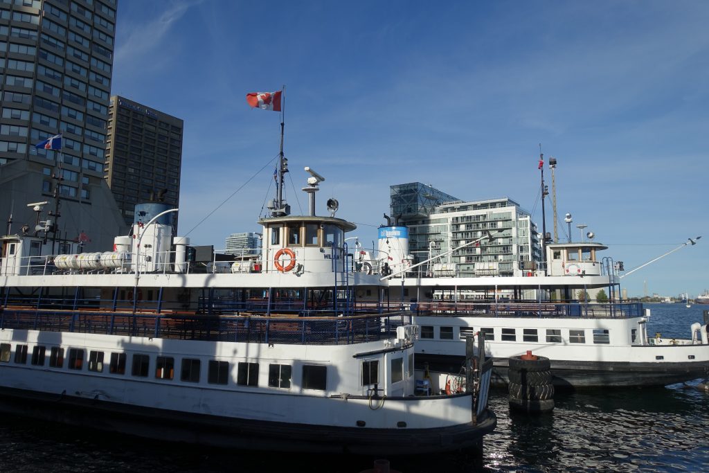 Ferries in the Toronto Harbor